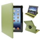 360 Degree Rotatable PU Leather Case with Sleep / Wake-up Function & Holder for New iPad (iPad 3) / iPad 2 / iPad 4(Olive Green) - 1