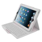 Bluetooth 3.0 Keyboard with Detachable Leather Tablet Case for iPad 4 / 3 / 2(White) - 1