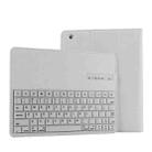 Bluetooth 3.0 Keyboard with Detachable Leather Tablet Case for iPad 4 / 3 / 2(White) - 2