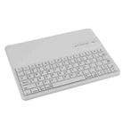 Bluetooth 3.0 Keyboard with Detachable Leather Tablet Case for iPad 4 / 3 / 2(White) - 3