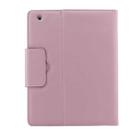 Bluetooth 3.0 Keyboard with Detachable Leather Tablet Case for iPad 4 / 3 / 2(Pink) - 3