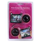 3.5mm Stereo Mini Mobile Speaker for New iPad (iPad 3) / iPad 2 / iPhone 5 / iPhone 4 & 4S / Tablet PC / Laptop, Red(Red) - 6