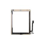 Controller Button + Home Key Button PCB Membrane Flex Cable + Touch Panel Installation Adhesive  Touch Panel for iPad 4(Black) - 3