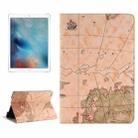 Map Pattern Horizontal Flip Leather Case with Holder & Card Slots & Wallet for iPad Pro 12.9 inch, Random Pattern Delivery - 1