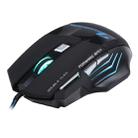 7 Buttons with Scroll Wheel 5000 DPI LED Wired Optical Gaming Mouse for Computer PC Laptop(Black) - 1