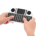 2.4GHz Mini Wireless Keyboard Mouse Combo with Touchpad & USB Receiver, English Keyboard / Russian Keyboard(White) - 5