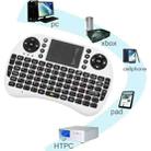 2.4GHz Mini Wireless Keyboard Mouse Combo with Touchpad & USB Receiver, English Keyboard / Russian Keyboard(White) - 6