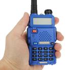 BAOFENG UV-5R Professional Dual Band Transceiver FM Two Way Radio Walkie Talkie Transmitter(Blue) - 1