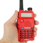 BAOFENG UV-5R Professional Dual Band Transceiver FM Two Way Radio Walkie Talkie Transmitter(Red) - 1