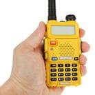 BAOFENG UV-5R Professional Dual Band Transceiver FM Two Way Radio Walkie Talkie Transmitter(Yellow) - 1