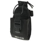 MSC20B Universal Nylon Carry Case Series Holster with Strap for Walkie Talkie - 1