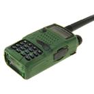 Pure Color Silicone Case for UV-5R Series Walkie Talkies(Green) - 5