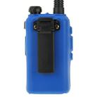 Pure Color Silicone Case for UV-5R Series Walkie Talkies(Blue) - 4