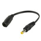 5.5 x 2.1mm DC Female to 4.0 x 1.7mm DC Male Power Connector Cable for Laptop Adapter, Length: 15cm(Black) - 1