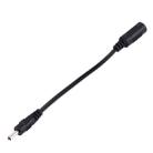 5.5 x 2.1mm DC Female to 3.5 x 1.35mm DC Male Power Connector Cable for Laptop Adapter, Length: 15cm(Black) - 3