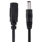 5.5 x 2.1mm DC Female to 5.5 x 2.5mm DC Male Power Connector Cable for Laptop Adapter, Length: 15cm(Black) - 3