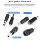 6.4 x 1.4mm DC Male to 5.5 x 2.1mm DC Female Power Plug Tip for Laptop Adapter - 3