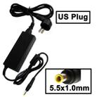 US Plug AC Adapter 19V 3.16A 60W for Samsung Notebook, Output Tips: 5.0 x 1.0mm - 2