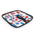 ENKAY ENK-2003R1 2-color Lattice Pattern Thermal Printing Soft Multi-function Mouse Pad (Red + Blue) - 3