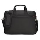 15.6 inch Portable One Shoulder Waterproof Nylon Laptop Bag, Black (301#)(Black) - 5