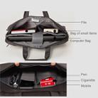 15.6 inch Portable One Shoulder Waterproof Nylon Laptop Bag, Black (301#)(Black) - 11