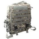 14 inch Camouflage Style Portable Dual Layered Leisure Laptop Notebook Bag with Shoulder Strap - 1