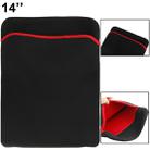Soft Sleeve Case Bag for 14 inch Laptop(Black) - 2