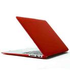 Laptop Crystal Protective Case for Macbook Air 11.6 inch(Red) - 1