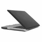 Laptop Frosted Hard Protective Case for MacBook Pro 13.3 inch A1278 (2009 - 2012)(Black) - 1