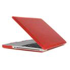Laptop Frosted Hard Protective Case for MacBook Pro 13.3 inch A1278 (2009 - 2012)(Red) - 1