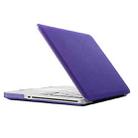 Frosted Hard Plastic Protection Case for Macbook Pro 13.3 inch A1278(Purple) - 1