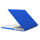 Laptop Frosted Hard Plastic Protection Case for Macbook Pro Retina 13.3 inch(Blue) - 1