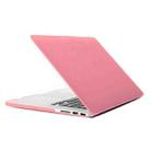 Laptop Frosted Hard Plastic Protection Case for Macbook Pro Retina 13.3 inch(Pink) - 1