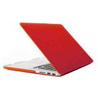 Laptop Frosted Hard Plastic Protection Case for Macbook Pro Retina 13.3 inch(Red) - 1