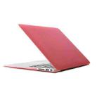 For MacBook Air 13.3 inch A1466 2012-2017 / A1369 2010-2012 Laptop Frosted Hard Plastic Protective Case(Pink) - 1