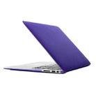 Laptop Frosted Hard Plastic Protective Case for MacBook Air 13.3 inch A1466 (2012 - 2017) / A1369 (2010 - 2012)(Purple) - 1