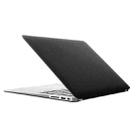 For Macbook Air 11.6 inch Frosted Hard Plastic Protection Case(Black) - 1