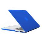 Frosted Hard Protective Case for Macbook Pro Retina 15.4 inch A1398 (Blue) - 1