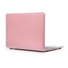 Metal Texture Series Hard Shell Plastic Protective Case for Macbook 12inch(Pink) - 1