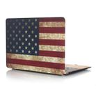 US Flag Pattern Frosted Hard Shell Plastic Protective Case for Macbook 12 inch - 1