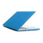 ENKAY for MacBook Pro Retina 13.3 inch (US Version) / A1425 / A1502 4 in 1 Frosted Hard Shell Plastic Protective Case with Screen Protector & Keyboard Guard & Anti-dust Plugs(Blue) - 3