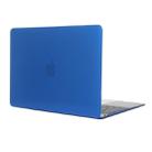 Colored Transparent Crystal Hard Protective Case for Macbook 12 inch(Dark Blue) - 1