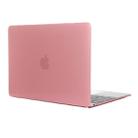 Colored Transparent Crystal Hard Protective Case for Macbook 12 inch(Pink) - 1