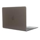 Colored Transparent Crystal Hard Protective Case for Macbook 12 inch(Grey) - 1