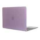 Colored Transparent Crystal Hard Protective Case for Macbook 12 inch(Purple) - 1