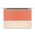 Soft 12 inch Silicone Keyboard Protective Cover Skin for new MacBook, American Version(Orange) - 1