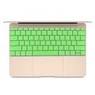 Soft 12 inch Silicone Keyboard Protective Cover Skin for new MacBook, American Version(Green) - 1