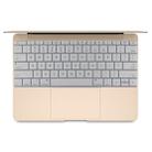 Soft 12 inch Silicone Keyboard Protective Cover Skin for new MacBook, American Version(Grey) - 1