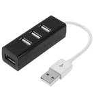 4 Ports USB 2.0 HUB for Apple Computer(Black) - 1