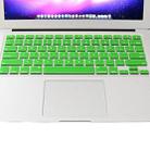 ENKAY for MacBook Pro 13.3 inch / 15.4 inch / 17.3 inch (US Version) / A1278 / A1286 Colorful Soft Silicon Keyboard Protector Cover Skin(Green) - 1